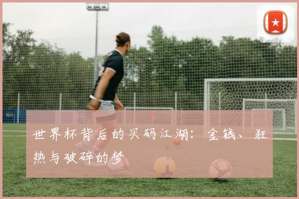 世界杯背后的买码江湖：金钱、狂热与破碎的梦